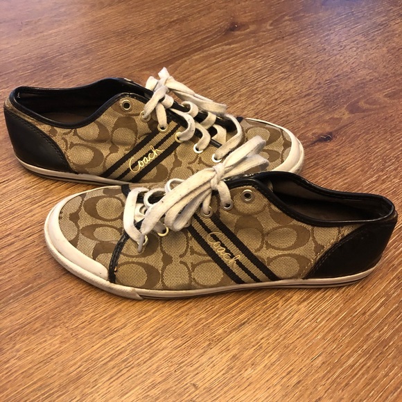 Coach Shoes - Coach sneaker size 10b brown